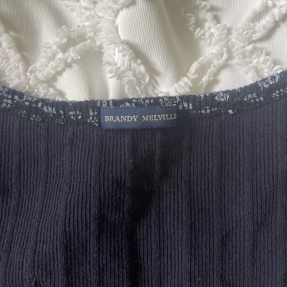 Brandy Melville Ruffle Top - Picture 2 of 2